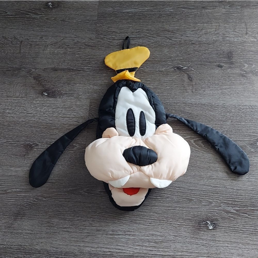 Vintage Mickey And Co. Goofy Puff Head Wall Hang Back Opens- 14"